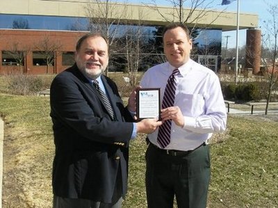 Thumbnail image for 2013 Healthy Workplace Award  to Bank of Ann Arbor - James Miller, VP & Director of Human Resources.jpg